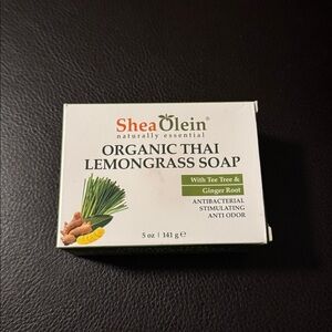 ORGANIC THAI LEMONGRASS SOAP WITH TEA TREE & GINGER ROOT 5 OZ 4/$30